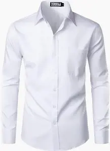 SHIRT SHORT/LONG SLEEVE (WHITE)